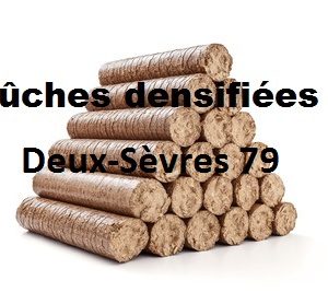 Bûches densifiées Deux-Sèvres